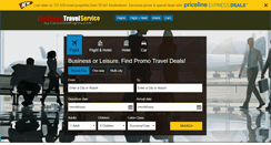 Desktop Screenshot of businesstravelservice.com